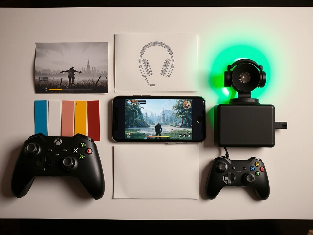 Game development mood board